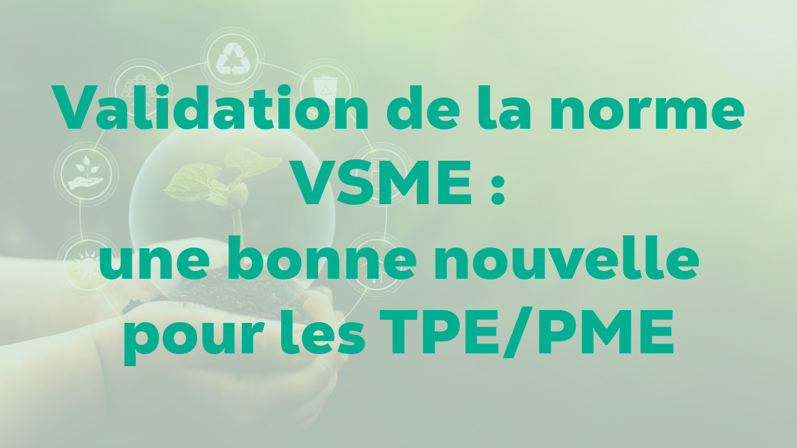 Validation VSME TPE PME